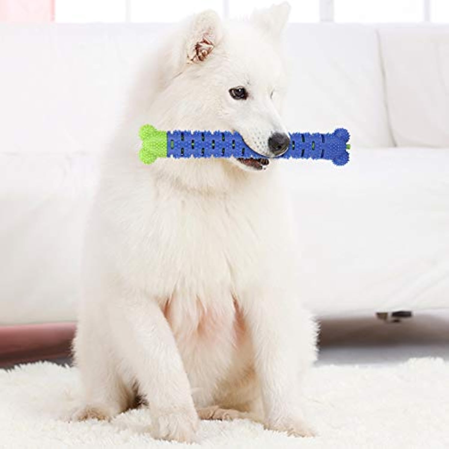 Blue Green Pet Molar Tooth Cleaner Brushing Stick Cleaning Supplies Toothbrush Toys For DogsDog Cleaning