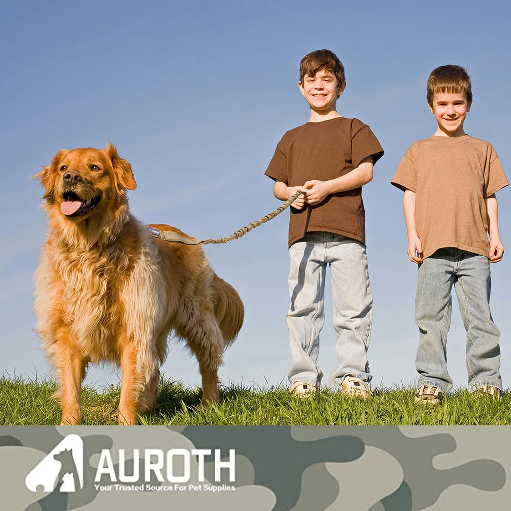 Get Ready for Adventure! 🐾 Check Out the  Heavy Duty Bungee Dog Leash - Perfect for Large Breeds! 🚀 No Pull, Shock Absorption & Padded Comfort! 🌟 Choose 4.5FT or 6FT! Army Yellow Style! 🐶✨